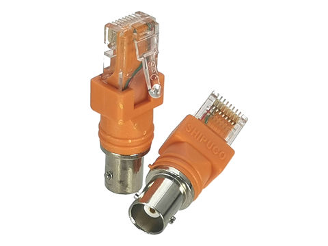 1Pcs Connector BNC Female jack to RJ45 Male plug RF Adapter Coaxial High Quanlity ► Photo 1/3