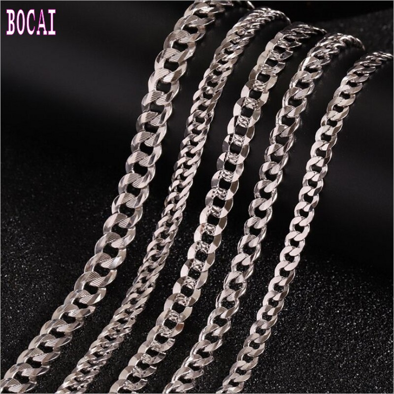 Wing S925 silver blade personality domineering men silver chain