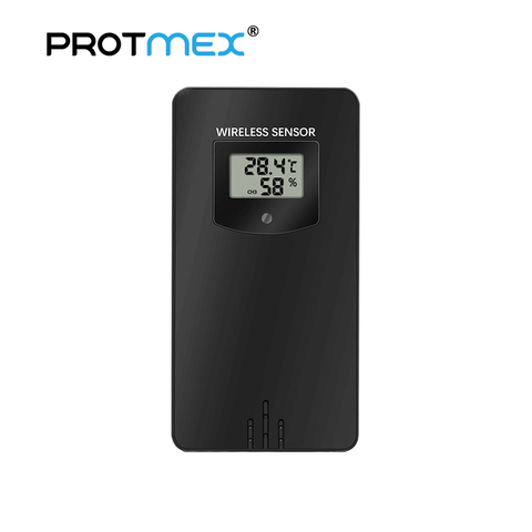 Protmex Wireless Outdoor Sensor For PT3378 PT3374 PT3389 PT3388 PT3365 PT3379C PT3382 Weather Station ► Photo 1/2