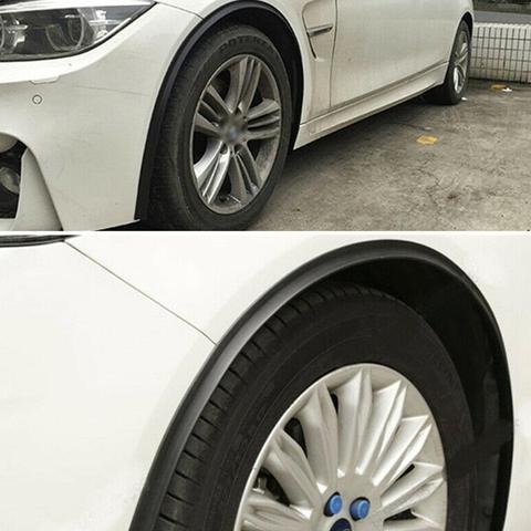 Wheel Arch Covers Extensions Universal Rubber Fender Lip Scratch Eyebrow Wheel-arch Flares Protector Fender Trim Proof Rubb O9D7 ► Photo 1/6