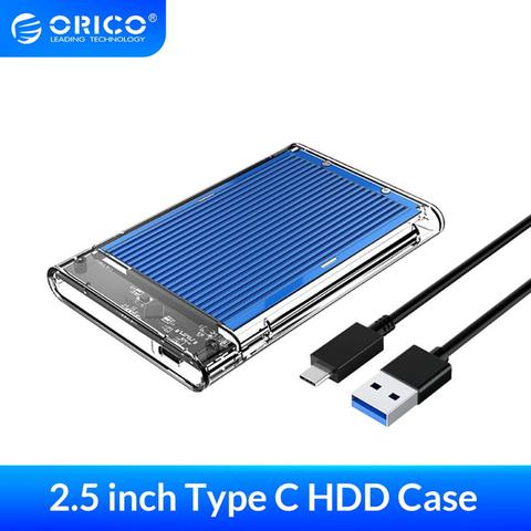 ORICO HDD Enclosure Case USB3.1 Gen1 Type C HDD Case 4TB Hard Drive External Enclosure Case 5Gbps For Windows/Mac ► Photo 1/6