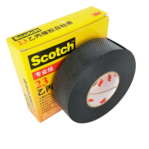 3M Scotch 23 Black Rubber Splicing Electrical Tape ► Photo 1/6