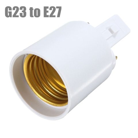 G23 To E27 Base Socket Adapter Holder Converter for LED/ Halogen / CFL Light Bulb lamp 110-240V High Temperature Resistant ► Photo 1/6