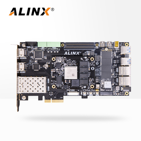 FPGA Development Board Xilinx Zynq UltraScale + MPSoC Xczu 4ev 5eV PCIe AI AXU4EV-P AXU5EV-P ► Photo 1/4