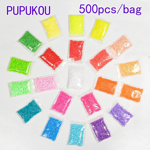 500pcs/bag 5mm Perler Hama Beads Toys Kids Education Diy Puzzles High Quality Handmade Gift ► Photo 1/6