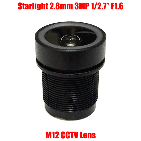 5PCS/Lot Starlight 3MP 2.8mm 1/2.7