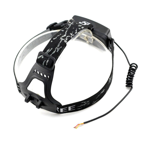 Adjustable Head Strap LED Flashlight headlamp headlight Headband Elastic Head Belt Band Strap Holder with 18650 battery box ► Photo 1/4