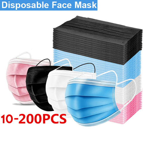 Medical Mask 3-layer Anti-Dust Disposable Medical Mouth Masks Non Woven Meltblown Cloth Masks Elastic Ear Loop Face Mask ► Photo 1/6