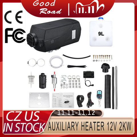 Auxiliary Heater 12v 2kw Car Diesels Air Parking Heater Compact Air Parking Heater Kit Universal Boats Home Car Parking Heater ► Photo 1/6