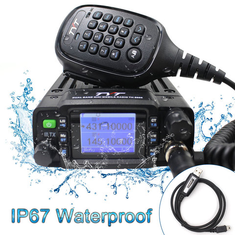 TYT TH-8600 Mini Mobile Radio IP67 Waterproof 25W Dual Band VHF UHF Walkie Talkie Ham Radio Communciator Radio Station ► Photo 1/6