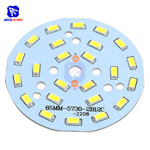 diymore Dia. 65mm 12W 24 LEDs 5730 SMD Warm White LED Ceiling Light Aluminum Board ► Photo 1/2