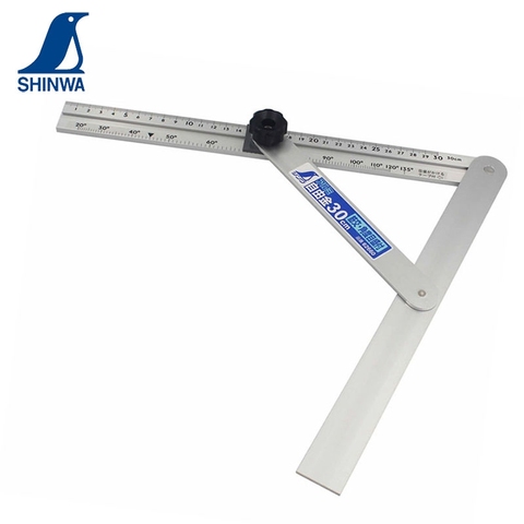 SHINWA Penguin Sliding Bevel Angle Rulers Gauges with Brace Graduation for Carpenter Woodworking Scribing Copying Angles ► Photo 1/6