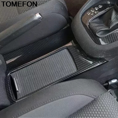 TOMEFON For Volkswagen Golf 6 MK6 2010 2011 2012 LHD Gear Shift Box Front Seat Water Cup Holder Panel Cover Trim Accessories ABS ► Photo 1/1