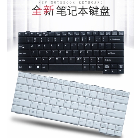 English keyboard for fujitsu Lifebook E751 E741 E752 E781 S782 S781 S751 S792 AH701 S752 US ► Photo 1/3