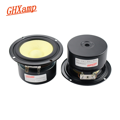 GHXAMP 3 INCH 4OHM Full Range Speaker paper reed mixed fiber Treble Mid-range Bass 8-15W 2PCS ► Photo 1/6