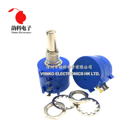 1PCS 3590S series potentiometer 500 1K 2K 5K 10K 20K 50K 100K ohm 3590S-2-103L 3590S 101 102 103 104 201 202 203 501 502 503 ► Photo 1/4