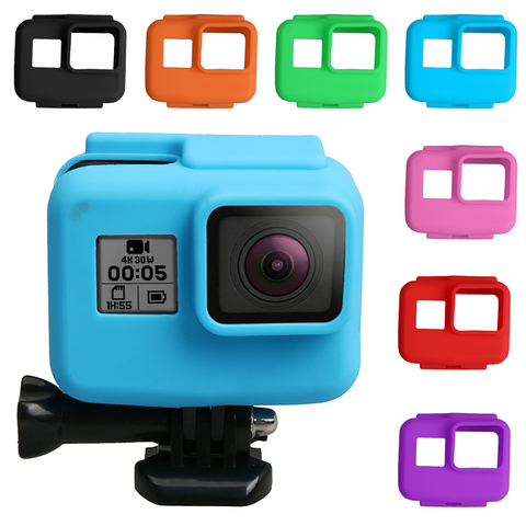 Anti-scratch Silicon Gel Camera Protective Case Cover Shell Housing For Gopro Hero 5 6 7 Action Camera Go Pro Accessories ► Photo 1/6