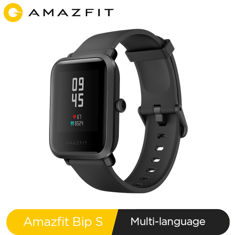 In stock Amazfit Bip S Global Version Smartwatch 5ATM GPS GLONASS Bluetooth Smart Watch for android iOS Phone ► Photo 1/5