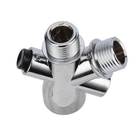 Shower Head Water Splitter Water Separator Adapter 1/2