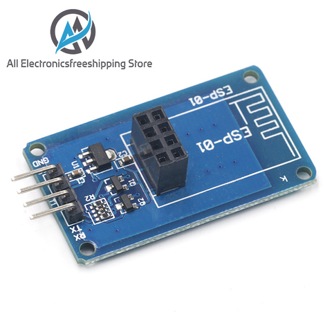 ESP8266 ESP-01 Serial WiFi Wireless Adapter Module 3.3V 5V Esp01 Breakout PCB Adapters Compatible For Arduino ► Photo 1/5