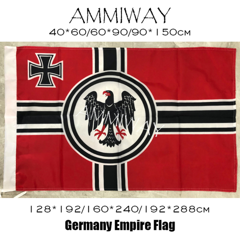 AMMIWAY Any Size Germany Greater German Reich War Flag Eagle Flag German DK Reichempire of Flag German Empire Flags and Banners ► Photo 1/6