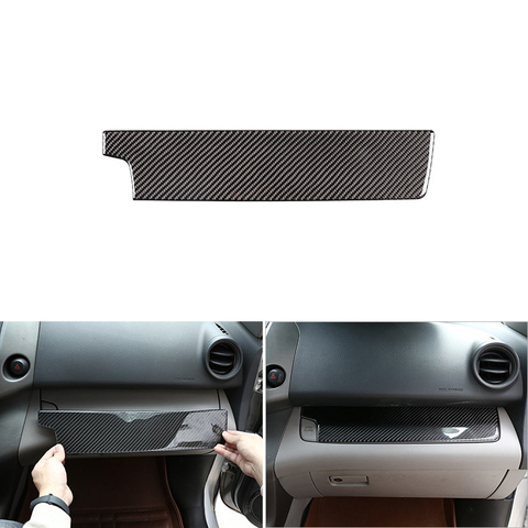 Car Soft Carbon Fiber Center Control Copilot Dashboard Panel Sliver Cover Trim For Toyota Rav4 RAV 4 2006 - 2009 2010 2011 2012 ► Photo 1/5