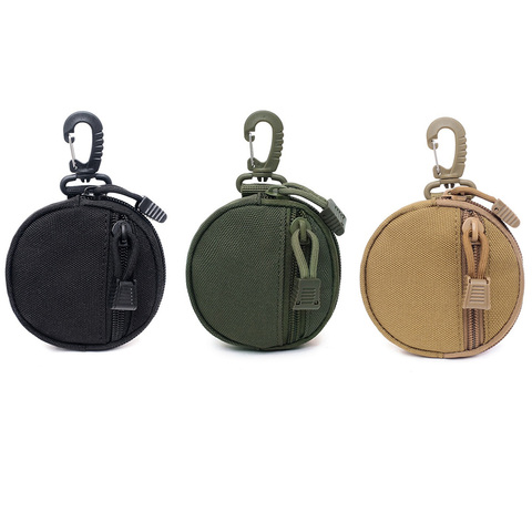 New Tactical EDC Pouch Key Wallet Card Holder Men Coin Purses Pouch Bag Keychain Zipper Pocket Outdoor Bag Coin Bag Money Bags ► Photo 1/6