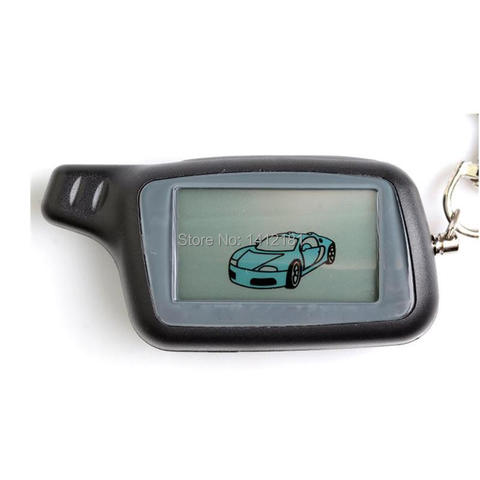 X5 LCD remote control key fob Chain for Russian Version 2-way Tomahawk X5 two way car alarm system ► Photo 1/3