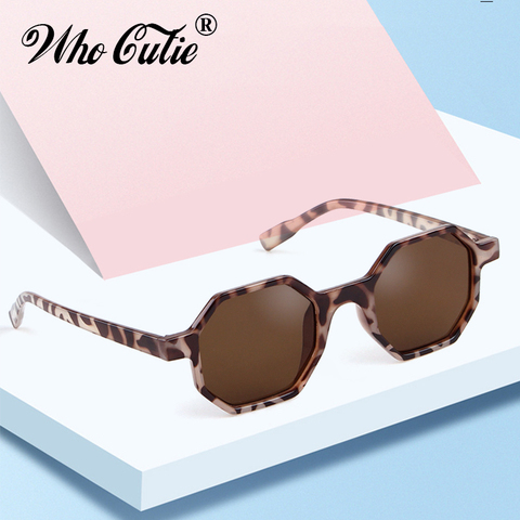 Fashion Octagon Leopard Sunglasses Women Brand Designer 2022 Vintage Hexagon Tortoiseshell Frame Sun Glasses Shades Lady OM553B ► Photo 1/6
