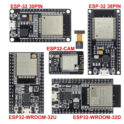 ESP-32S ESP-WROOM-32 ESP32 ESP-32 ESP32-CAM Bluetooth and WIFI Development Board Dual Core CPU with Low Power Consumption MCU ► Photo 1/6