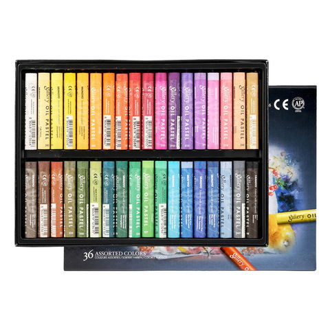 12/24/36/48Colors Artist Level Soft Oil Pastel for Graffiti Painting Drawing Pen School Stationery Art Supplies Soft Crayon Set ► Photo 1/5