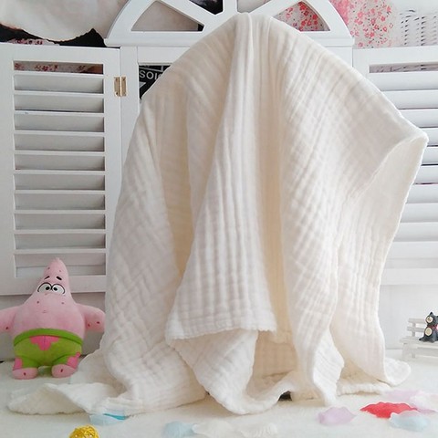 6 Layers Swaddle Blanket Baby Blankets Newborn Blanket Gauze Diaper Cotton Baby Towel ► Photo 1/6