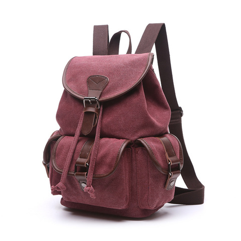 2022 New AUGUR fashion men's backpack vintage canvas backpack school bag men's travel bags large capacity backpack ► Photo 1/6