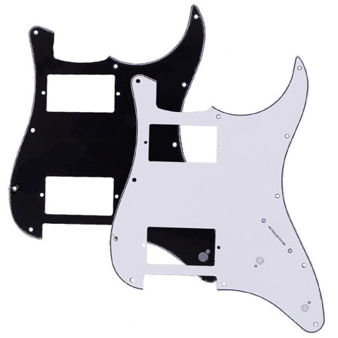 3 Ply HH Electric Guitar Guitar Pickguard Scratch Plate PickGuard Anti-scratch Plate with screw 2pot Mount hole guitar parts ► Photo 1/6