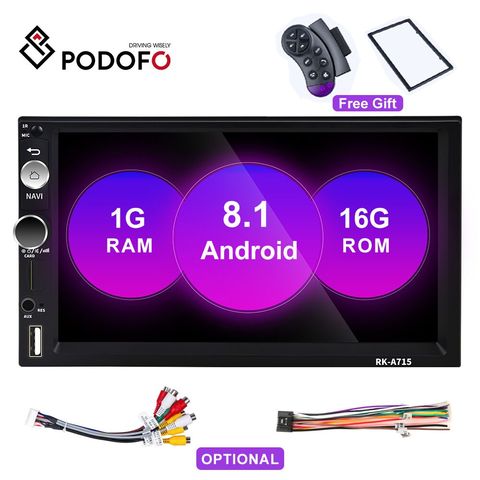 Podofo Android 8.1Car Radio  2 Din 7