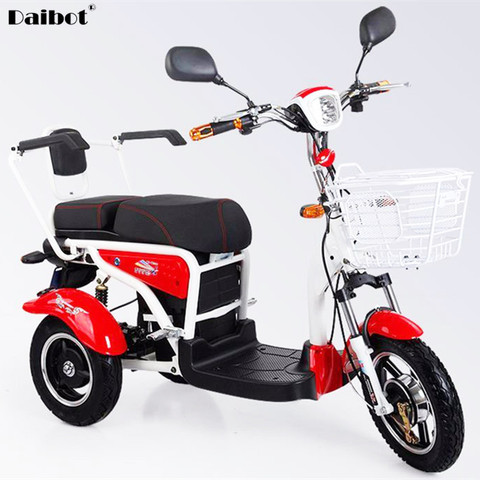 12 Inch Electric Tricycle Bike For Disabled/Elderly 3 Wheels