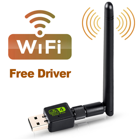 USB Wifi Adapter Antenna Wifi USB Wi fi Adapter Card Wi-fi Adapter Ethernet Wifi Dongle MT7601 Free Driver For PC Desktop laptop ► Photo 1/6