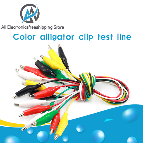 10pcs Alligator Clips Electrical DIY Test Leads Alligator Double-ended Crocodile Clips Roach Clip Test Jumper Wire ► Photo 1/6