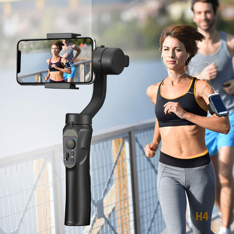 phones Stabilizer 3-Axis Handheld PTZ Smartphone  Bluetooth Stabilizer Gimbal Gopro Camera Tripod For iPhone 8 11 12 pro xiaomi ► Photo 1/6