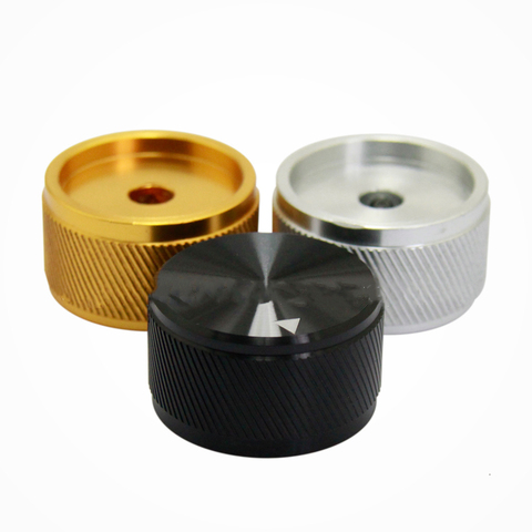 1PCS High-end aluminum knob potentiometer knob 30*17*6mm  Volume Switch Rotary Encoder Knobs silver/black/gold ► Photo 1/4