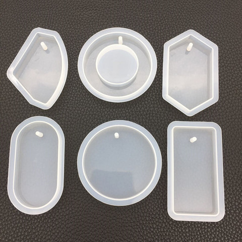 Resin Charm Jewellery Mold In Various Shapes Assorted Resin Pendant Mold Epoxy Resin Silicone Mold UV Resin Flexible Mould ► Photo 1/6