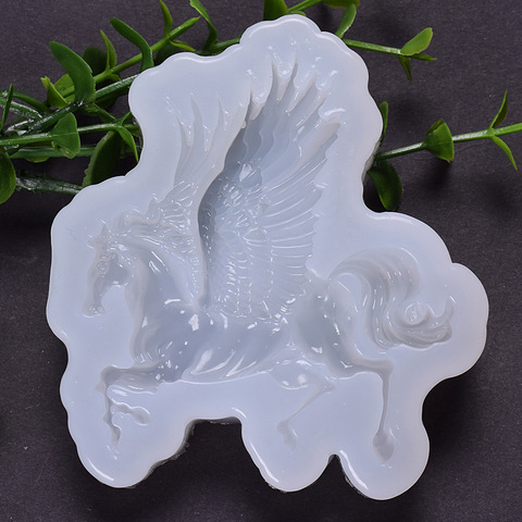 Horse with wings Silicone Mold Epoxy Resin Supplies Animal Cabochon Mold Resin Crafts Clear Resin Mold Resin Art Supplies ► Photo 1/5