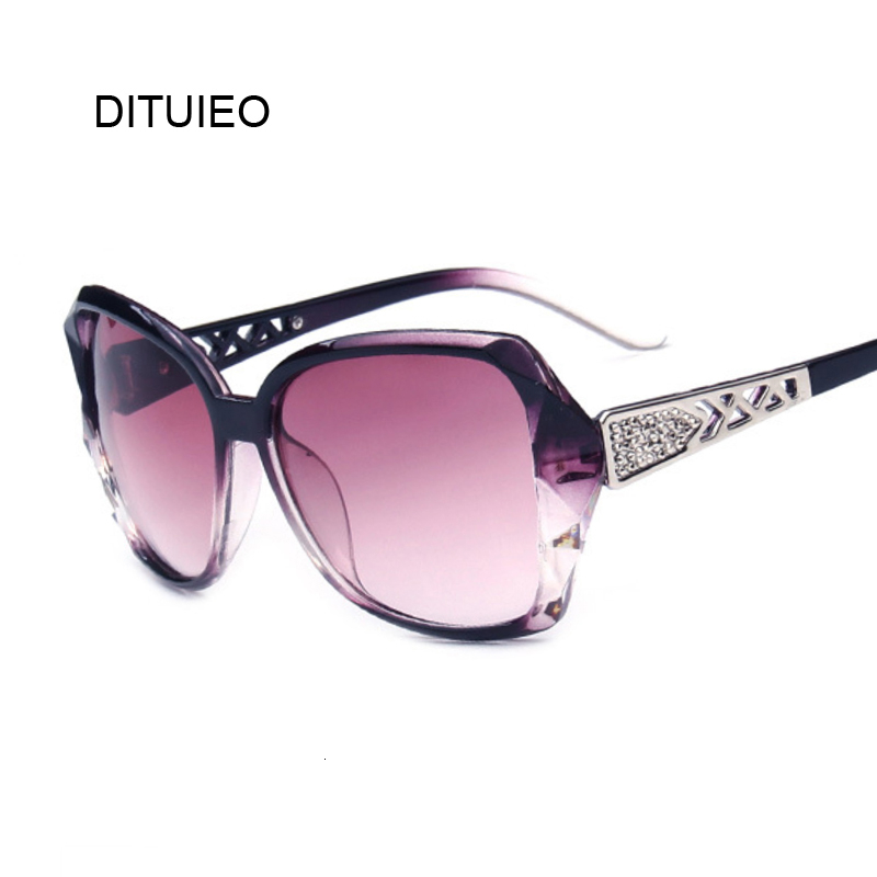 Polarized Sunglasses Women Designer Big Square Glasses Da 