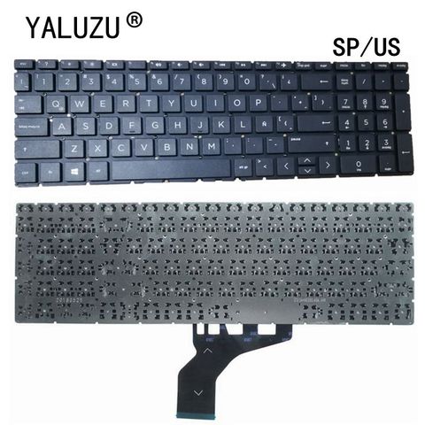 US/SP Laptop keyboard FOR HP Pavilion 15-DA 15-DB 15-DX TPN-C136 TPN-C135 15-DA0033WM 15-DR 250 255 G7 ► Photo 1/4