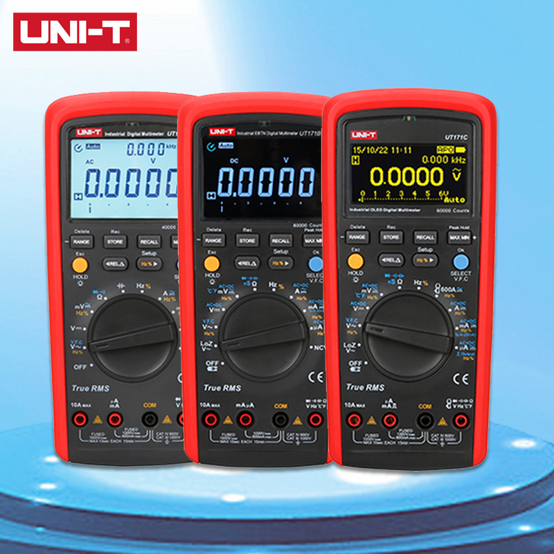 UNIT UT171 Series Industrial True RMS Digital Multimeters Admittance