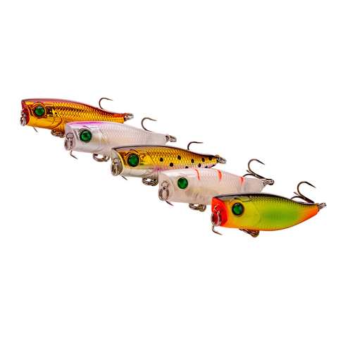 1PCS Fishing Lure Top Water Mini Popper Lure 40mm 3g Trout Artificial Swimbait Minnow Popper Wobblers Mini Hard Lure ► Photo 1/4