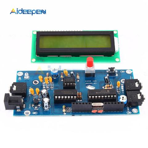 CW Decoder Morse Code Reader Morse code Translator Ham Radio Essential Module Include LCD DC7-12V/500mA ► Photo 1/6