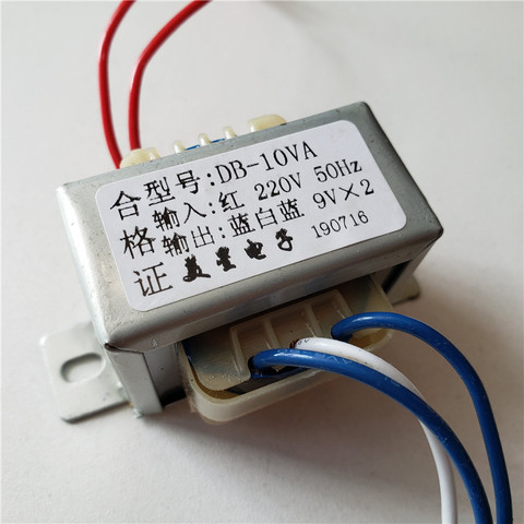 Dual 9V 12V 15V 18V-0-18V 24V Transformer 10VA 220V to dual 24V Power Transformer EI48 Transformer for power supply transformer ► Photo 1/6