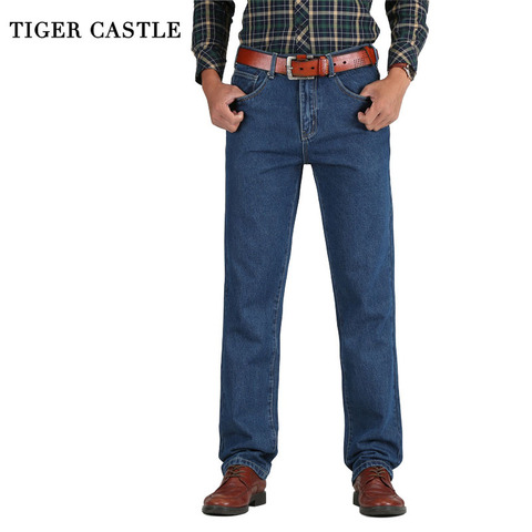 2022 Men Cotton Straight Classic Jeans Spring Autumn Male Denim Pants Overalls Designer Men Jeans High Quality Size 28-46 ► Photo 1/6