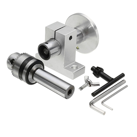 Live Lathe Center Head With Chuck Diy Accessories For Mini Lathe Machine Revolving Centre Woodworking Tool ► Photo 1/6